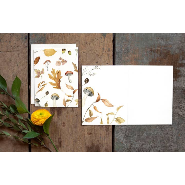 Autumn Leaves Notecard for wholesale by ALICIA'S INFINITY