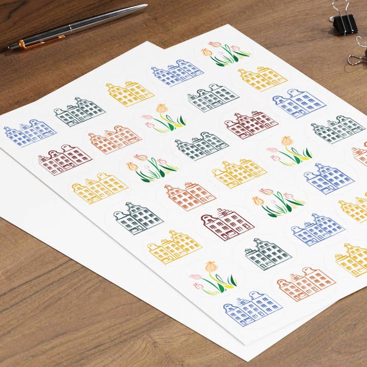 Sticker Varia - Wholesale Sticker - Sticker Sheet Tulips from Amsterdam1