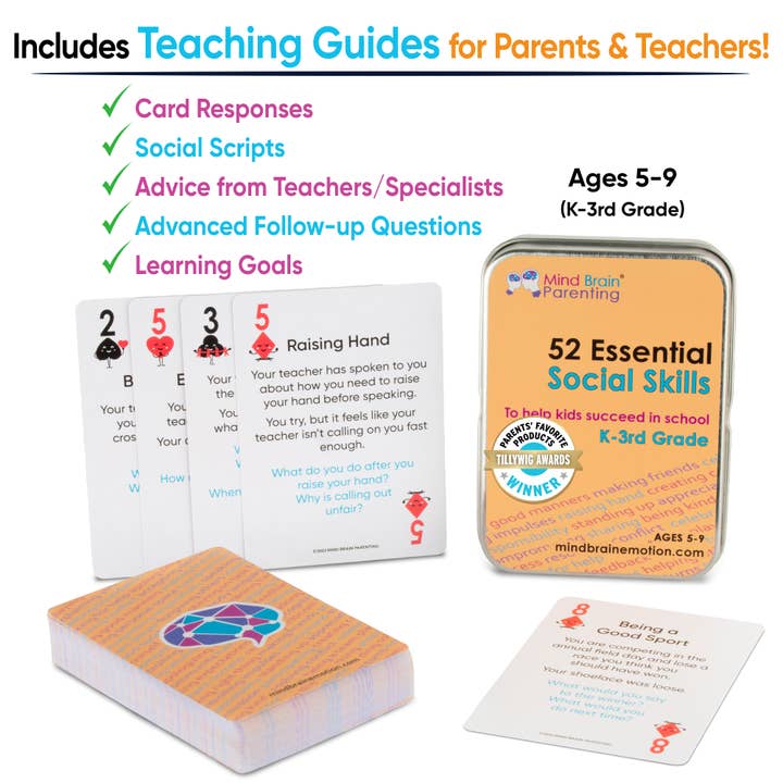 Mind Brain Emotion - Wholesale Playing Cards - 52 Essential Social Skills2