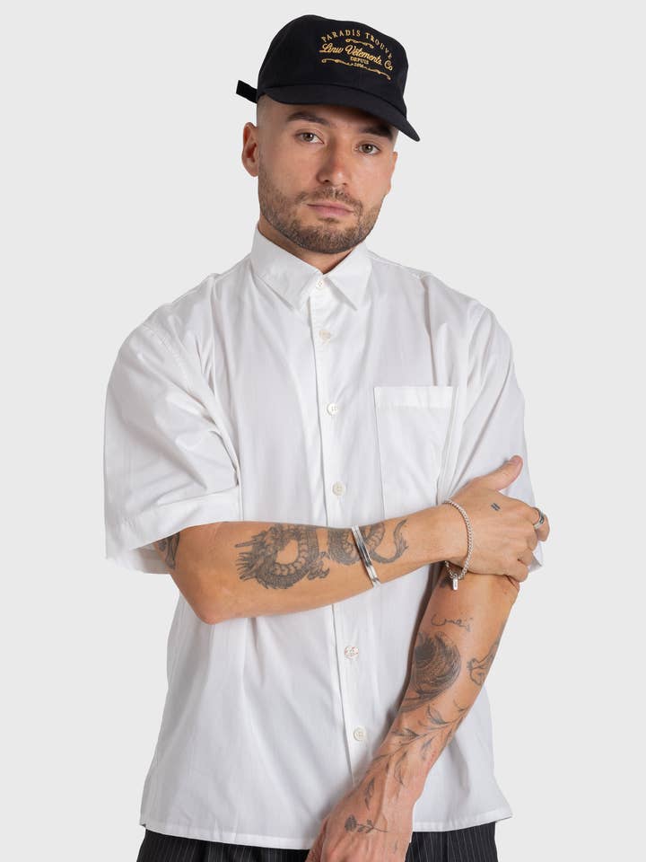 Mayfair Shirt- White SS for wholesale by Lost In Nowhere
