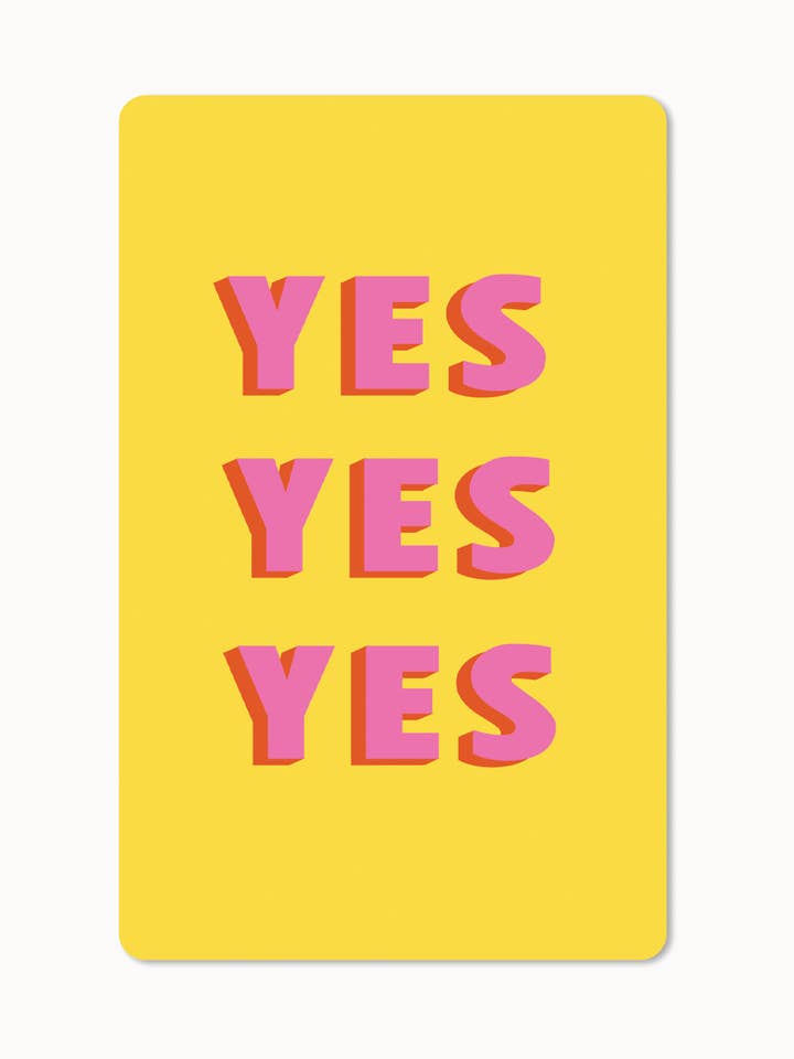 Lunacard Vykort *Ja Ja Ja för wholesale av chic.mic