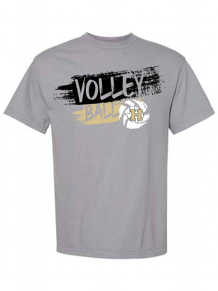 Volleyball Painted Henrietta Graphic T-Shirt for wholesale by Ranch Swag