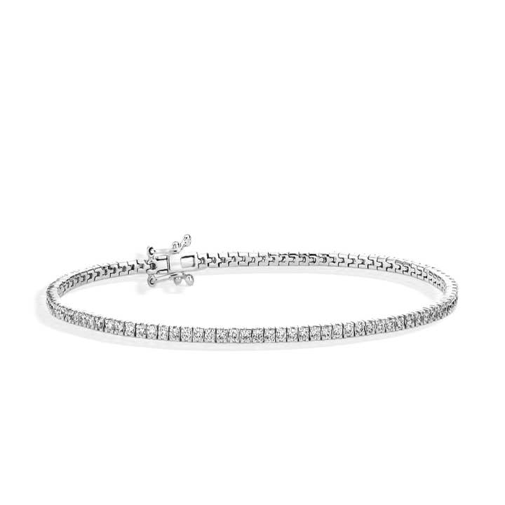 3 Karat Tennisarmband | Rundschliff für den Großhandel von Meira T