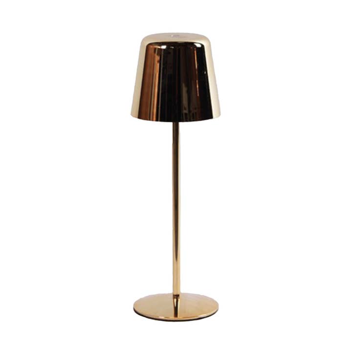 Entzückende goldene kabellose Lampe D9,5 H30cm für den Großhandel von Opjet Paris