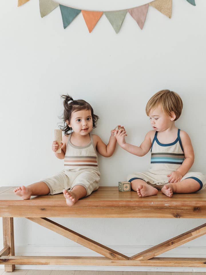 L'ovedbaby - Wholesale Jumpsuit - Baby - Organic Terry Cloth Overall in Neutrals