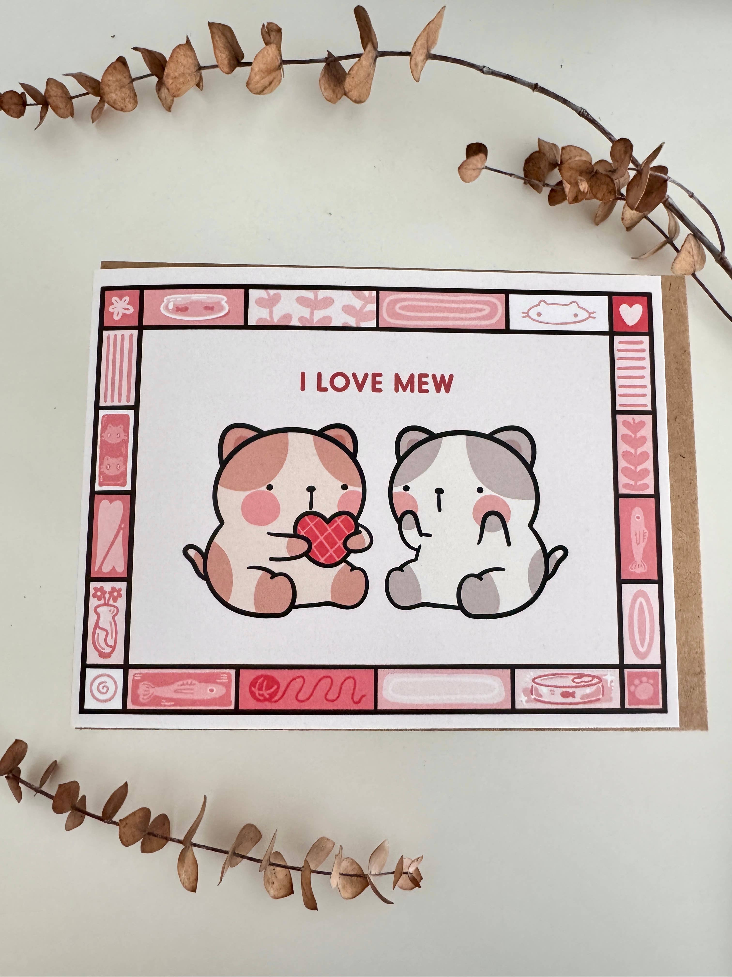 iristocat - Wholesale Love Card - Love Themed Animal Greeting Cards3