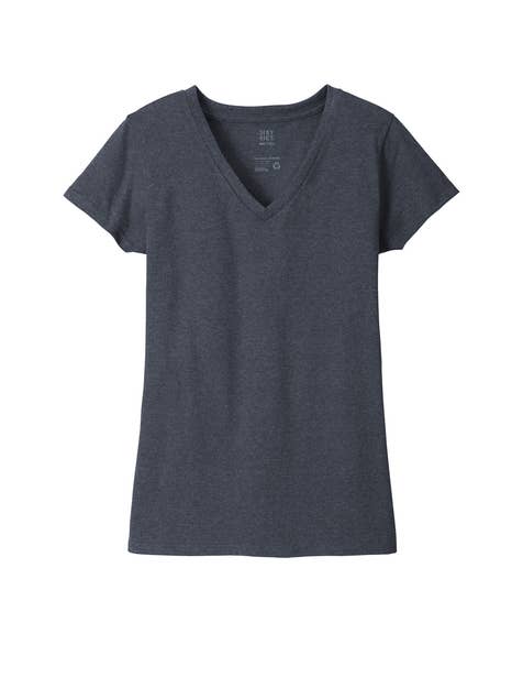 Print The Dream - Wholesale T-shirt – women's - District ® Women’s Re-Tee ® V-Neck4