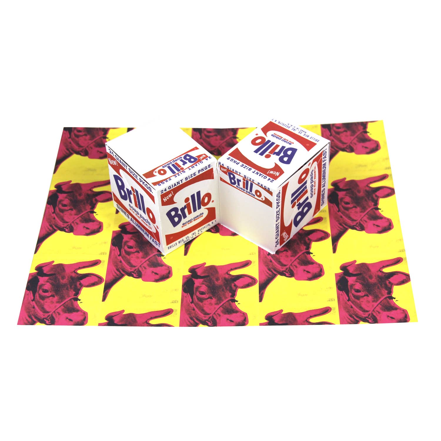 Poposition Press - Wholesale Everyday Greeting Card - Andy Warhol Brillo Box Sculptures Pop Up Greeting Card2