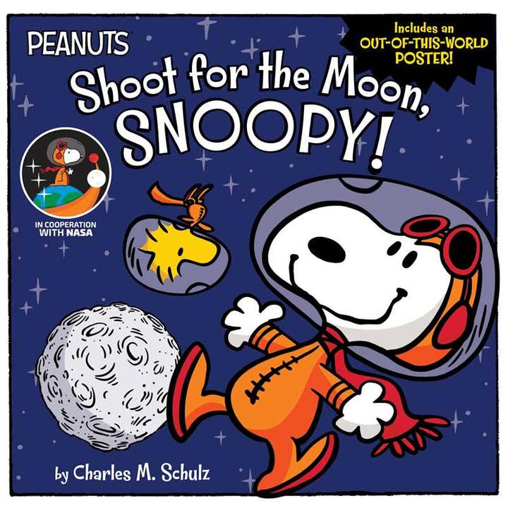 Shoot for the Moon, Snoopy! by Charles M. Schulz for wholesale by Simon & Schuster
