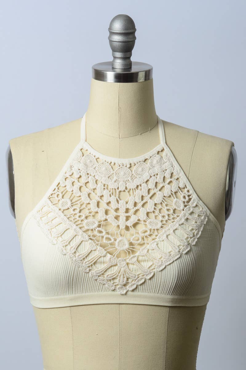 Leto Accessories - Wholesale Bralette - Women's - 🌼 Crochet Brami Top - Open Pack Sizes XS/S, M/L, XL13