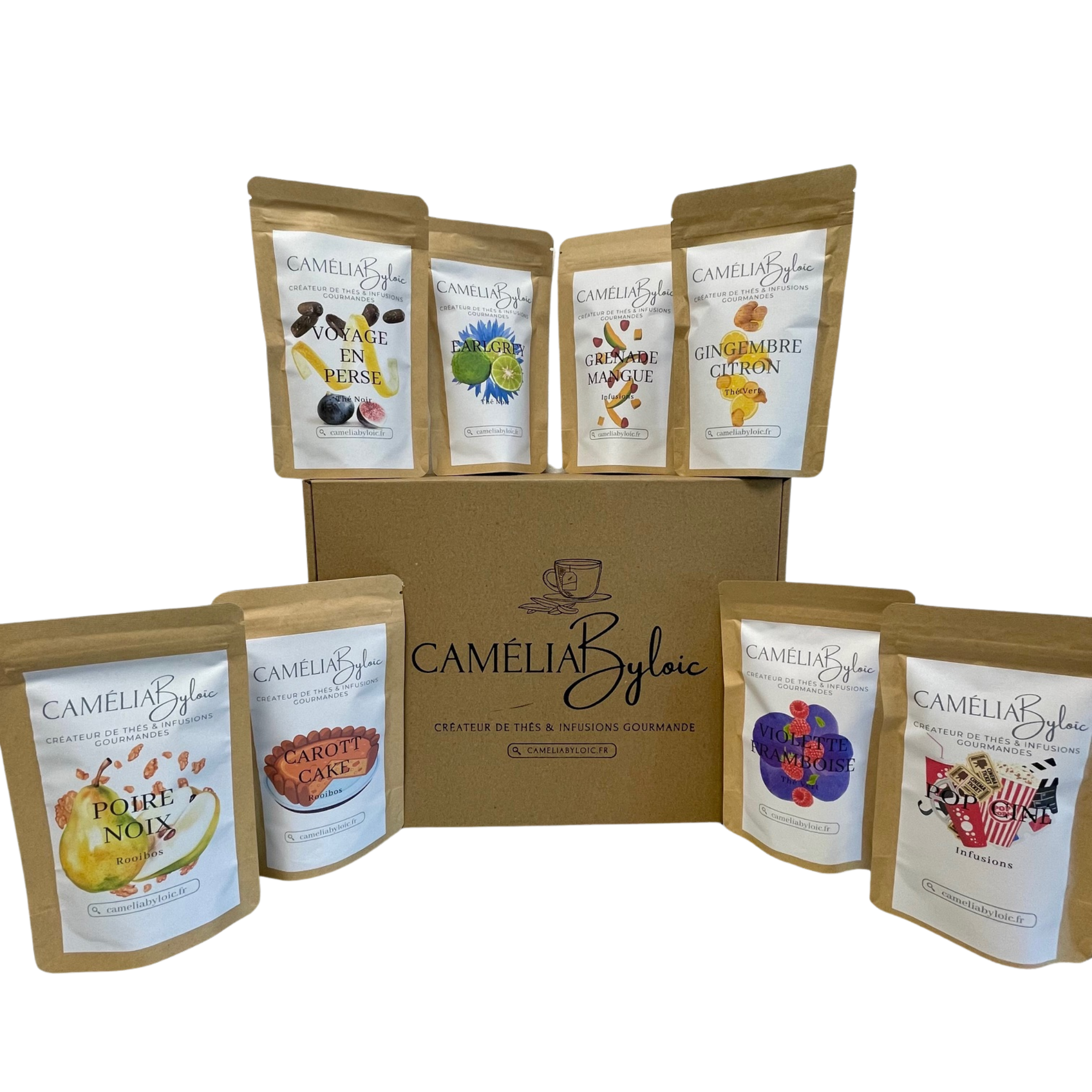 Camélia by loic - Wholesale Tea Bags - Discover Our Point of Sale Starter Pack!0
