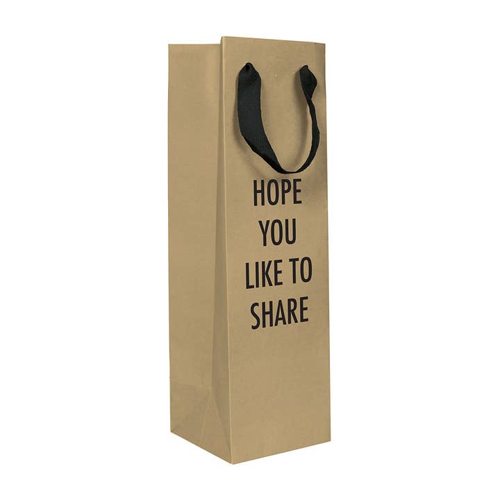 Like To Share - Wine Bag for wholesale by Pretty Alright Goods