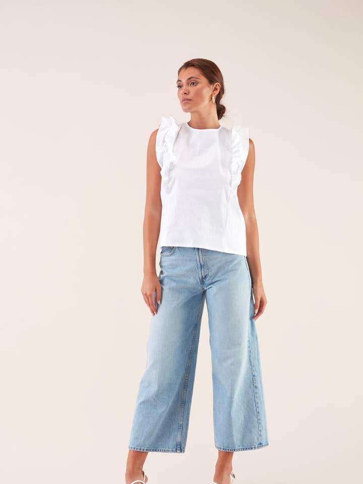 Blus med knytband för wholesale av GUIMANOS