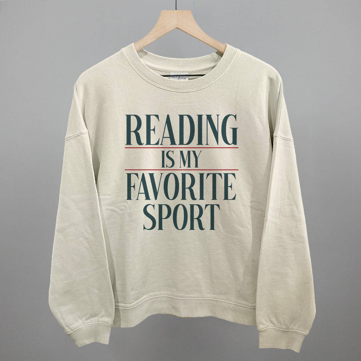 Ivy + Cloth - Wholesale Graphic Sweatshirt - Women's - Reading Is My Favorite Sport10