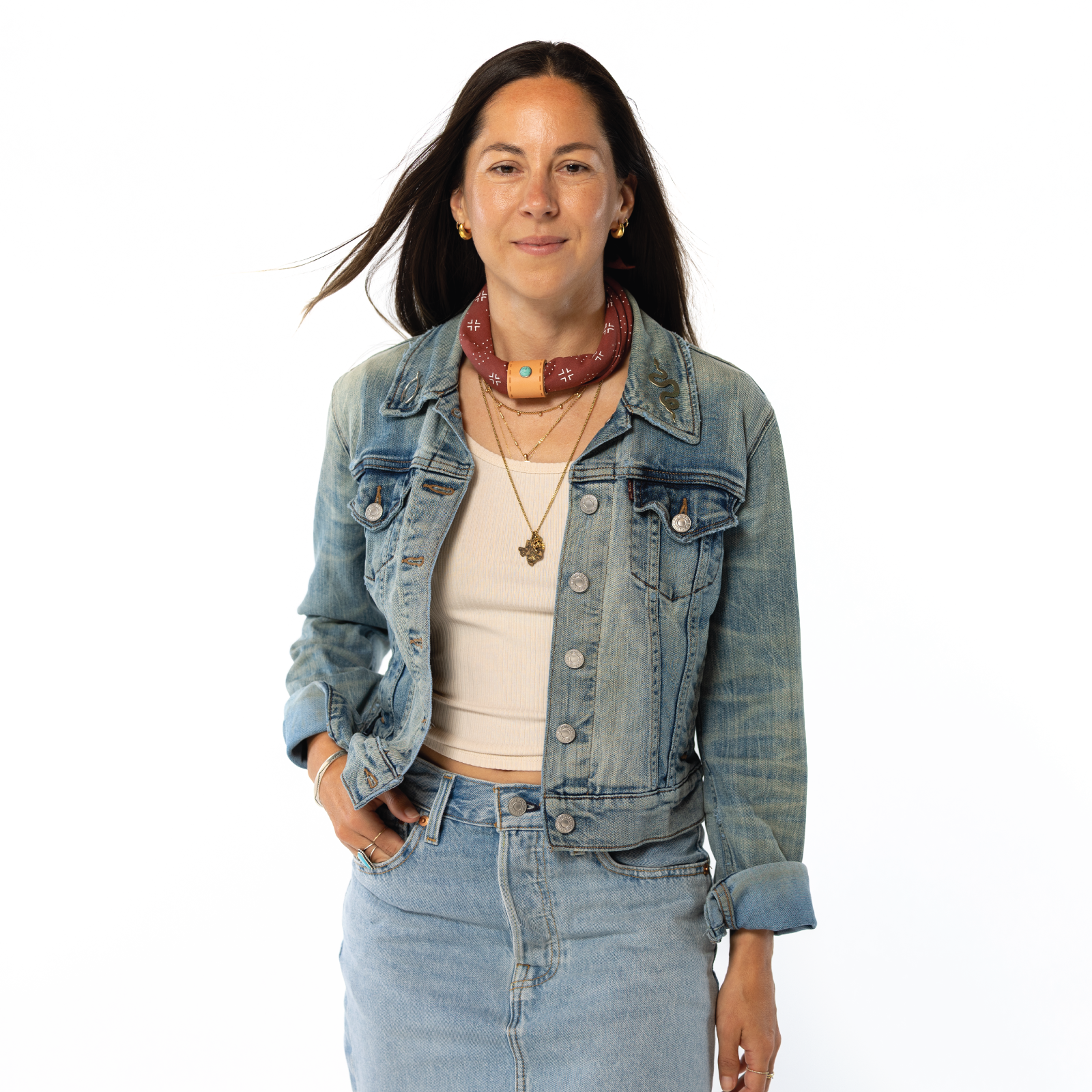 Jenni Earle - Wholesale Bandana - Dames - “Blaze A Trail” Heritage Bandana – Ethisch Gemaakt in de VS3