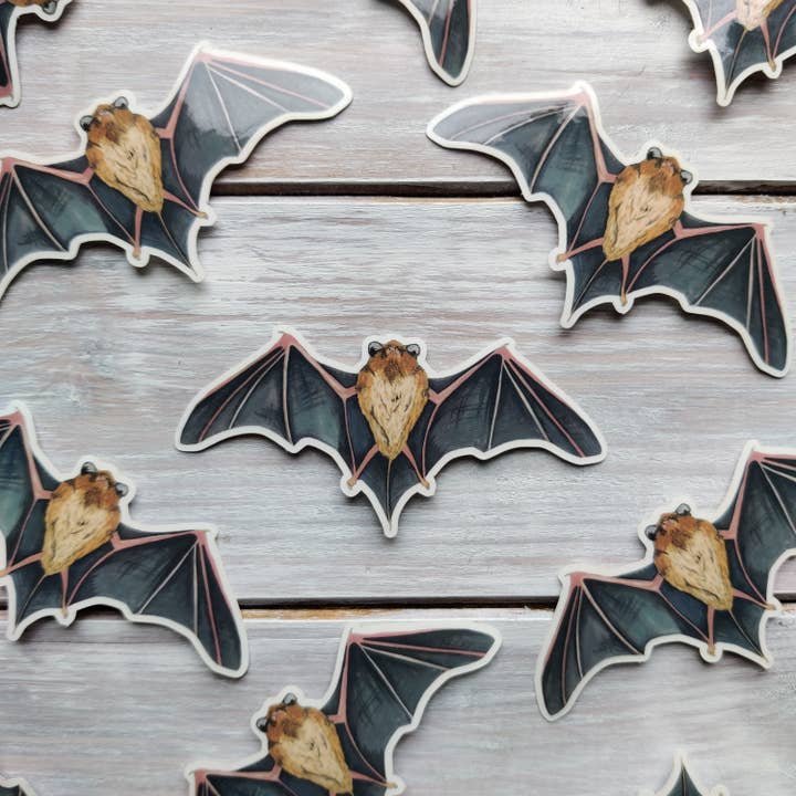 Bat Vinyl Sticker for wholesale by Crabapple Moon