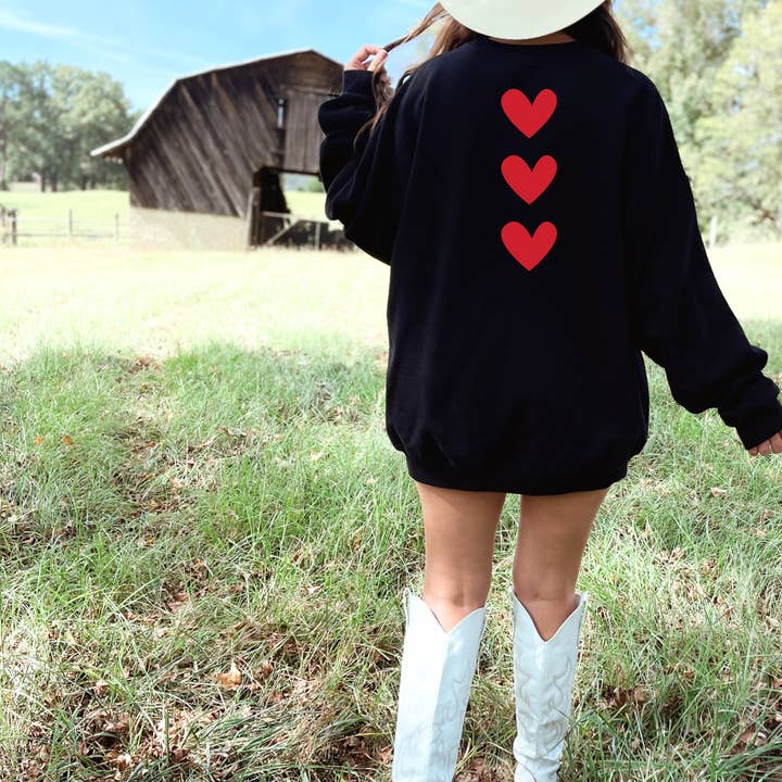 TEELUX - Wholesale Sublimation Transfer - (Shirt not included) RED Heart POCKET - Matte Clear Film Transfer2