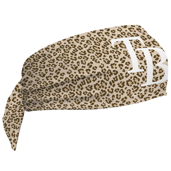 Rays Wide Tieback Cooling Headband: Cheetah Cap Logo for wholesale by Vertical Athletics