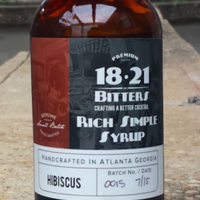 1821 Bitters - Vente Mélange/sirop pour cocktails - Sirop d'hibiscus
