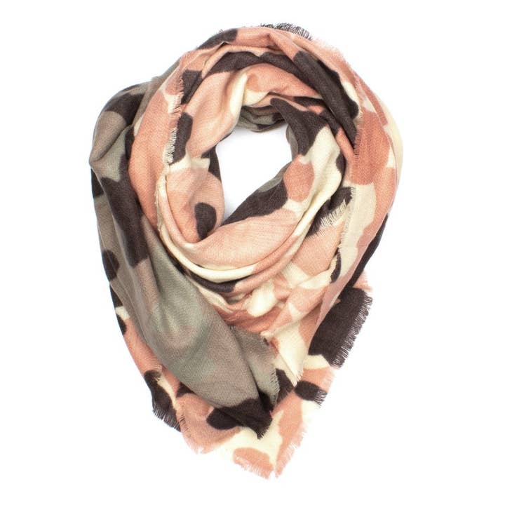 Écharpe multi couleurs à motif camouflage Murcia pour la vente par 7East