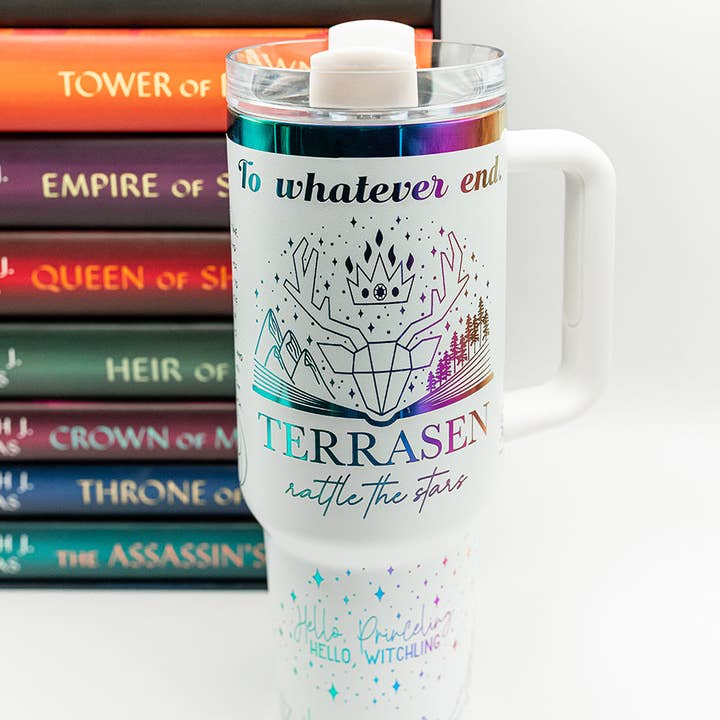 zoo&roo - Wholesale Insulated Mug/Tumbler - Throne of Glass 40 oz engraved tumbler | officially licensed
