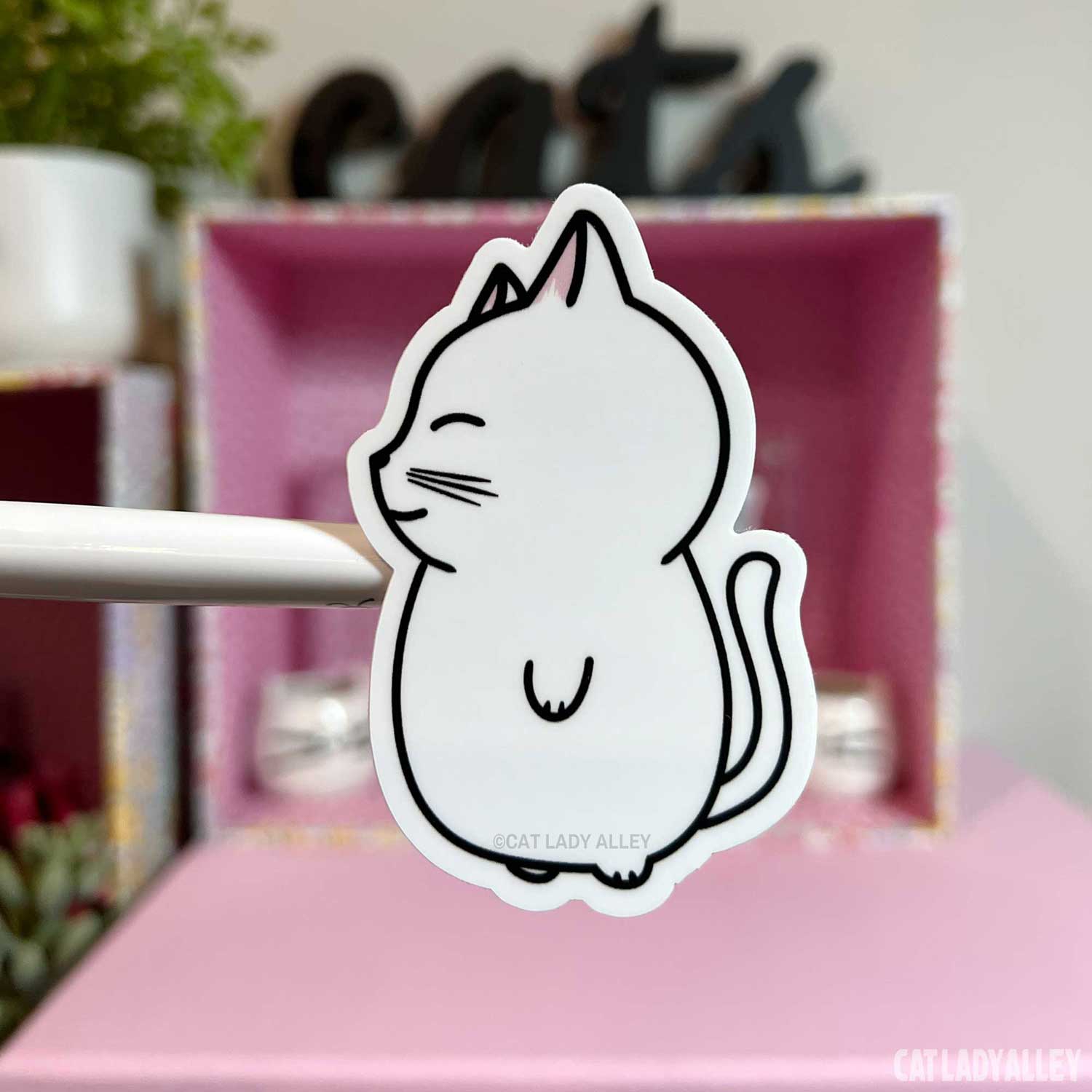 Cat Lady Alley - Wholesale Sticker - Happy Cat Sticker1