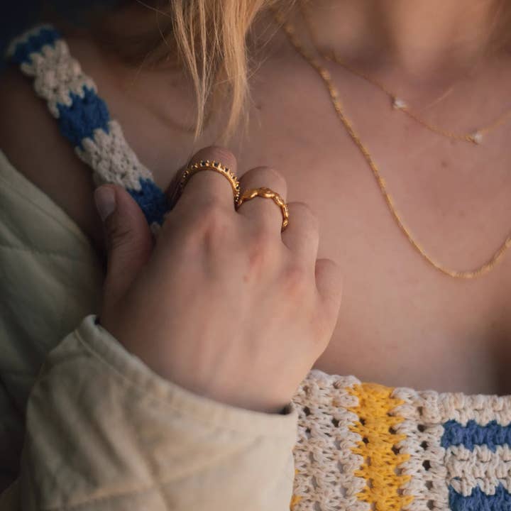 Love Local Jewelry - Wholesale Multi-Stone Ring - FREYA SAPPHIRE RING14