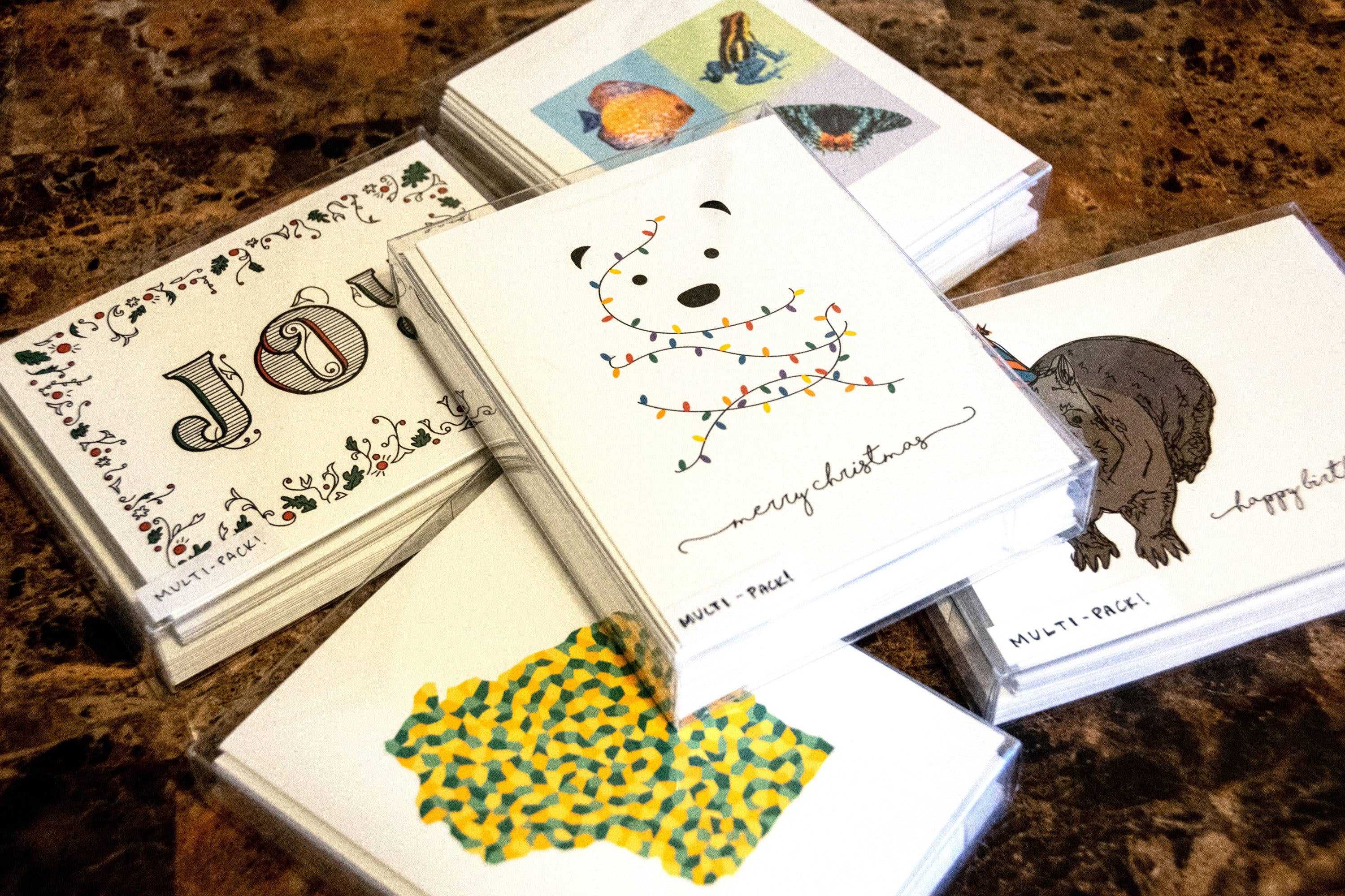 abigail hausman design & illustration - Wholesale Stationery/Notecard Set - Wisco Card Pack (15 Cards, 5 Designs)8