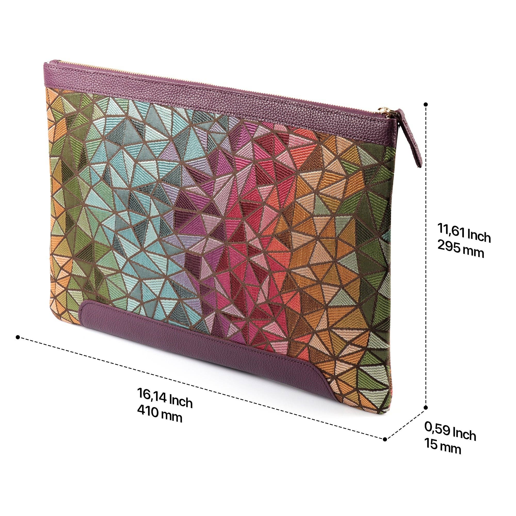 Londo - Wholesale Laptop/Tablet Case - Women's - Londo Personalized Top Grain Leather Laptop Bag Sleeve for MacBook Pro & Air - 16'', 15", 14'', 13.3'', M1 Pro Max, M2, M3, M4 - Designer Case15