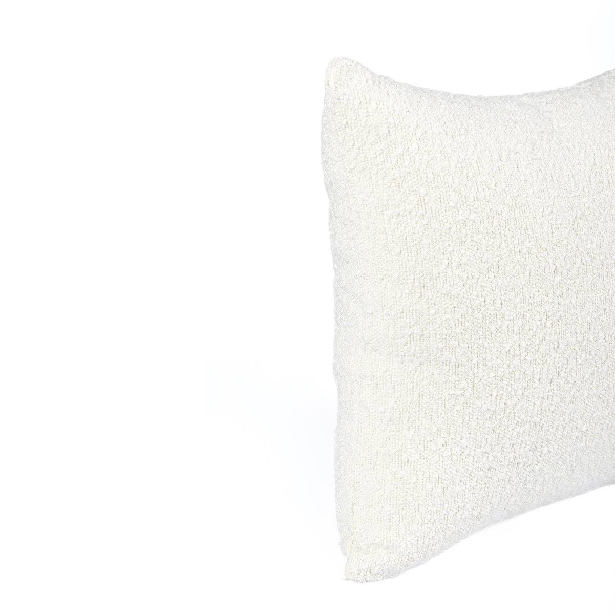 KUXIN // Home Fashion - Wholesale Chair Cushion - Cushion NOKKLI 45x45 Bouclé White2