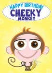 jungle brands ltd – wholesale Birthday card – Happy Birthday Cheeky Monkey0