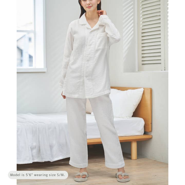 UCHINO - Wholesale Sleepwear Set - Women's - UCHINO Marshmallow Gauze Pajama - Beige