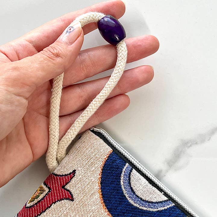 Umays Boho – wholesale Clutch bag – women's – Evil Eye Clutch Purse, Boho Slim Wallet with Wristlet2