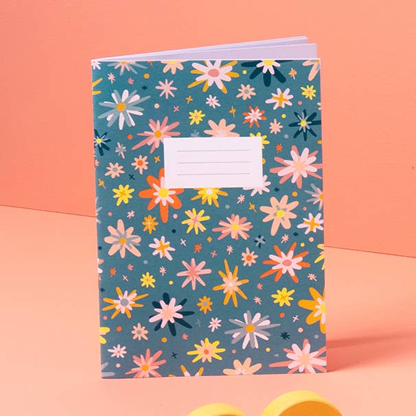 Wildflower A5 Notebook for wholesale by Lizzie for SMUG
