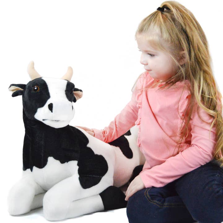 Milhouse The Cow | 27 Inch Stuffed Animal Plush for wholesale by VIAHART Toy Co.