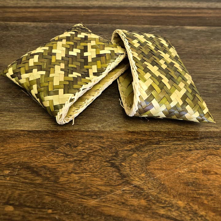 Gitzell FairTrade – wholesale Myntväska - Dam – Fickor, palmblad små - set om 61