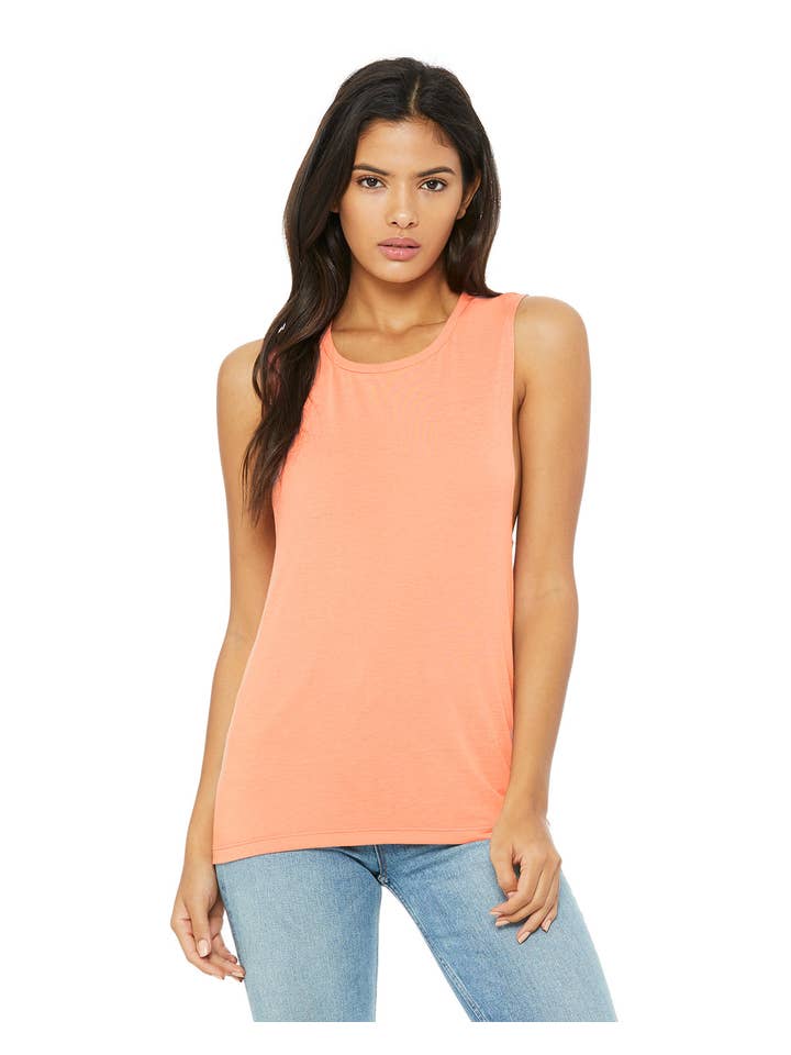 Total Apparel - Wholesale Tank Top - Women's - Bella Canvas Ladies' Flowy Scoop Muscle Tank | B880330