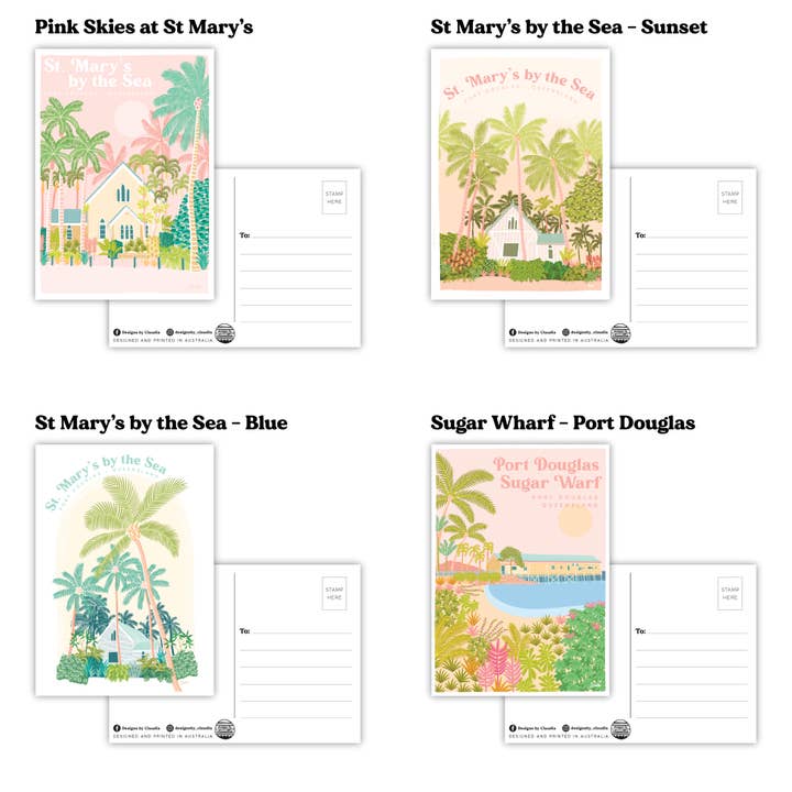 Designs by Claudia - Wholesale Postcard - Postcards3