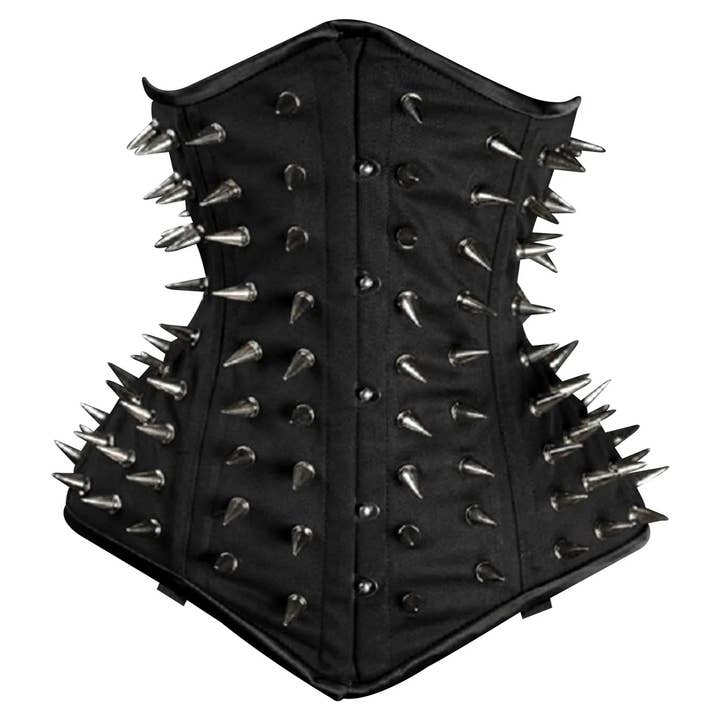 Attire Fashion Club - Wholesale Corset - Women's - Handmade Steampunk Underbust Corset - Cotton & Steel Boning