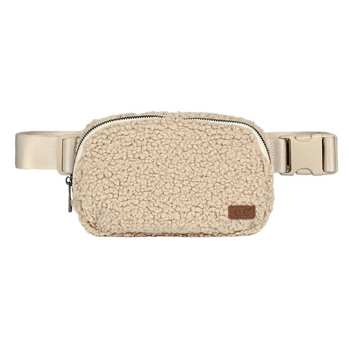 Truly Contagious - Wholesale Belt Bag - Women's - CC Sherpa Unisex Belt Bag Fanny Pack BGS0057