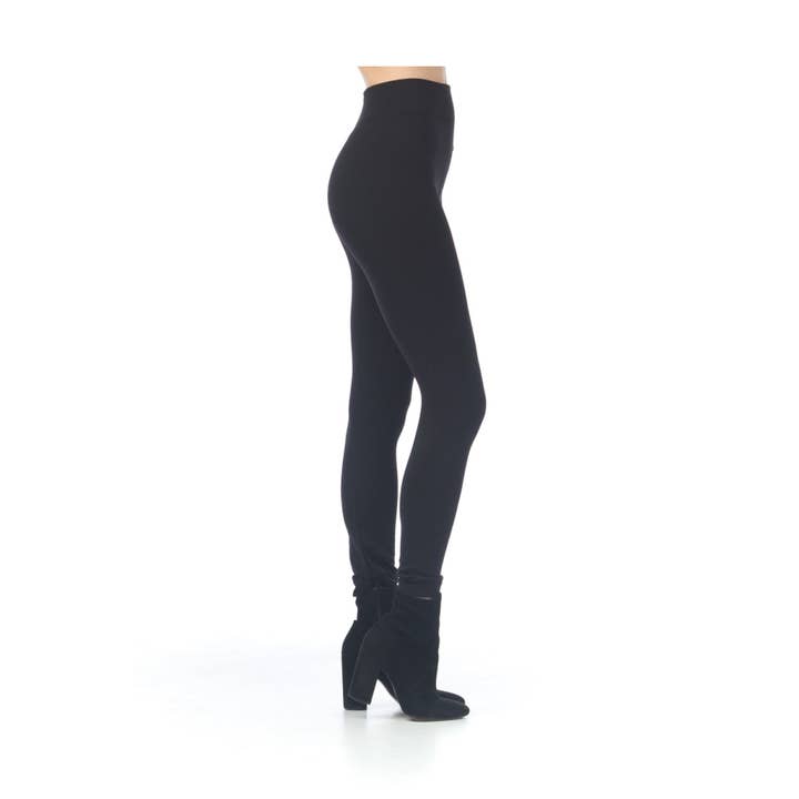 PP05858 BLACK 3" High Rise Leggings for wholesale by Papillon