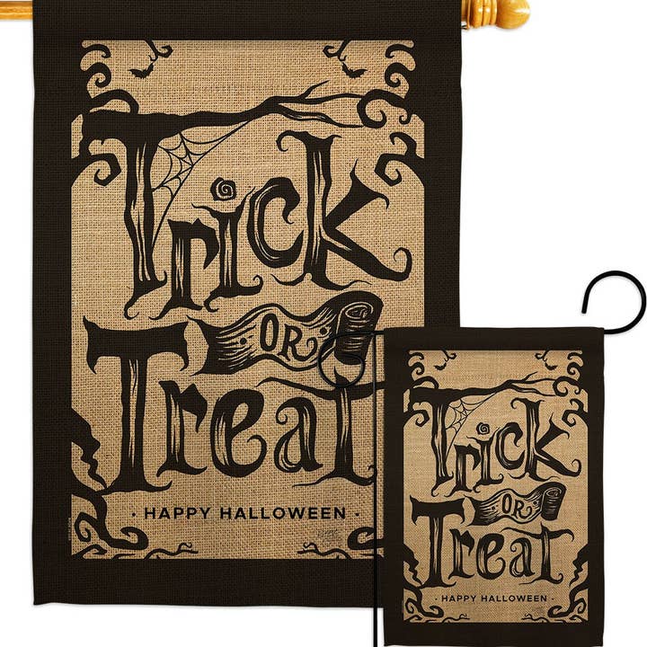 Halloween Trick Falltime Decor Flag and other Purchase Wholesale two trick. Free Returns & Net 60 Terms on Faire trending on Faire.
