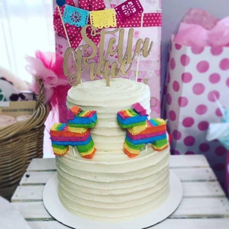 My Soiree Designs - Wholesale Cake/Cupcake Topper - Mini Donkey Pinata Cake Topper (1)1