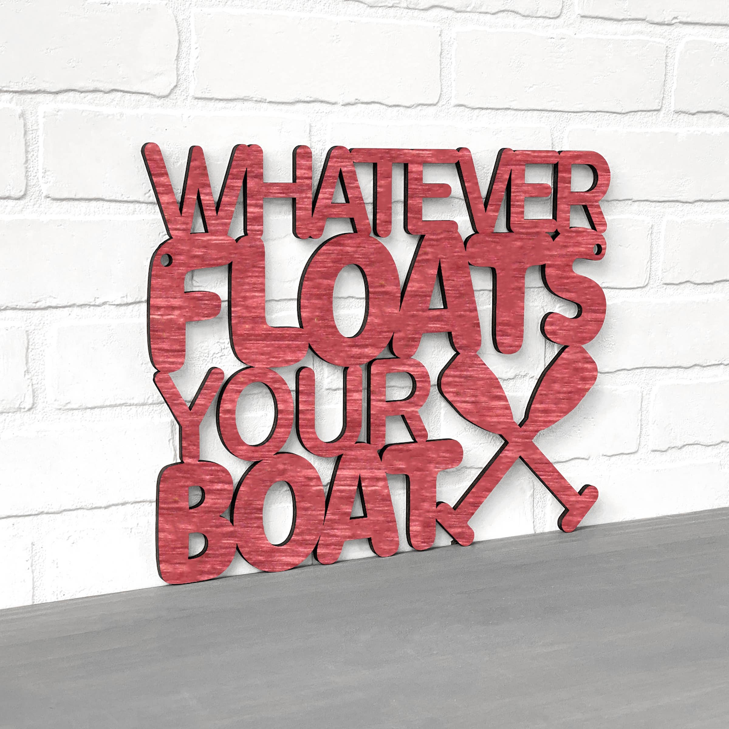 Spunky Fluff - Wholesale Sign - Whatever Floats Your Boat Cute Wood Lake House Decor18