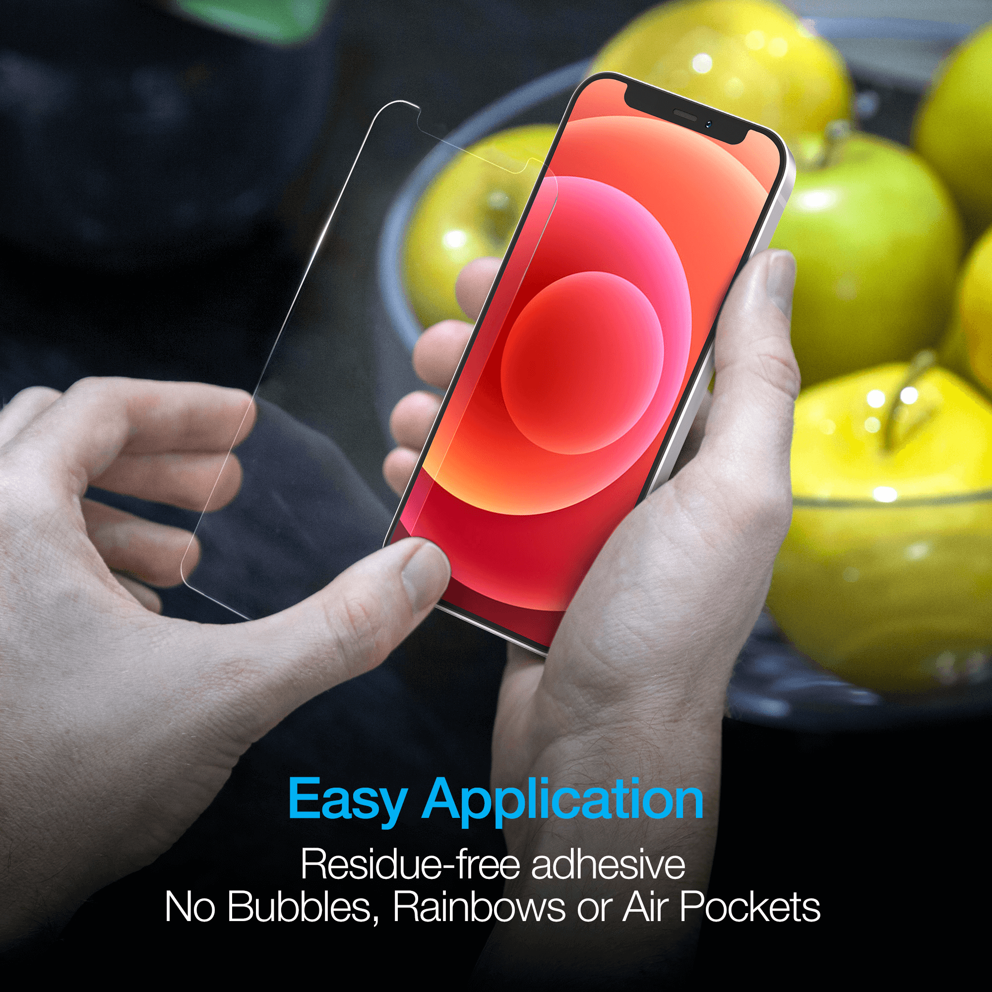 JupiterGear Home – Protetor de ecrã de tablet por atacado – Conjunto de 25 peças de Vidro Temperado Naztech IntelliShield HD para iPhone5