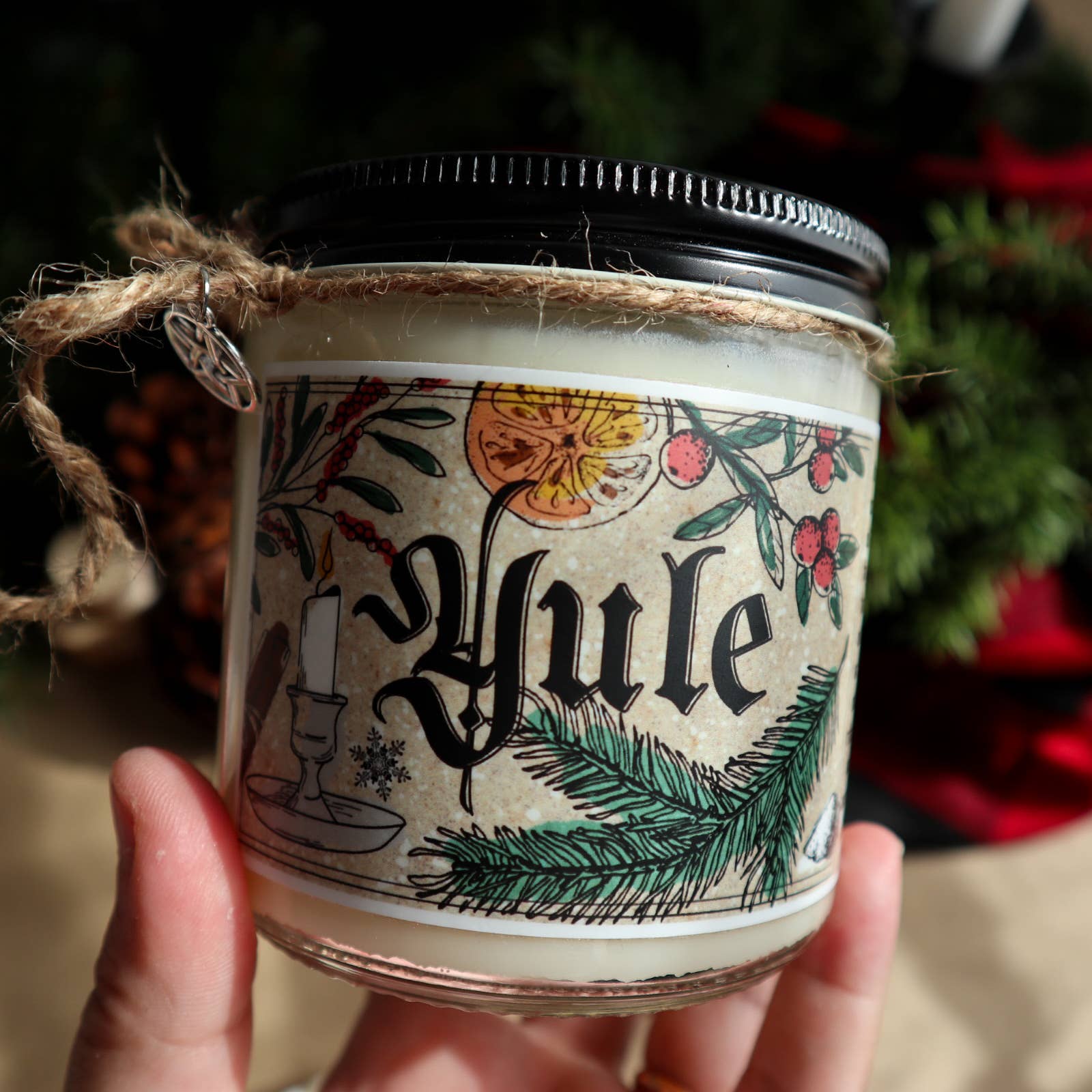 Drop Dead Candles - Vente Bougie en bocal - Bougie de Noël en pot de Noël4