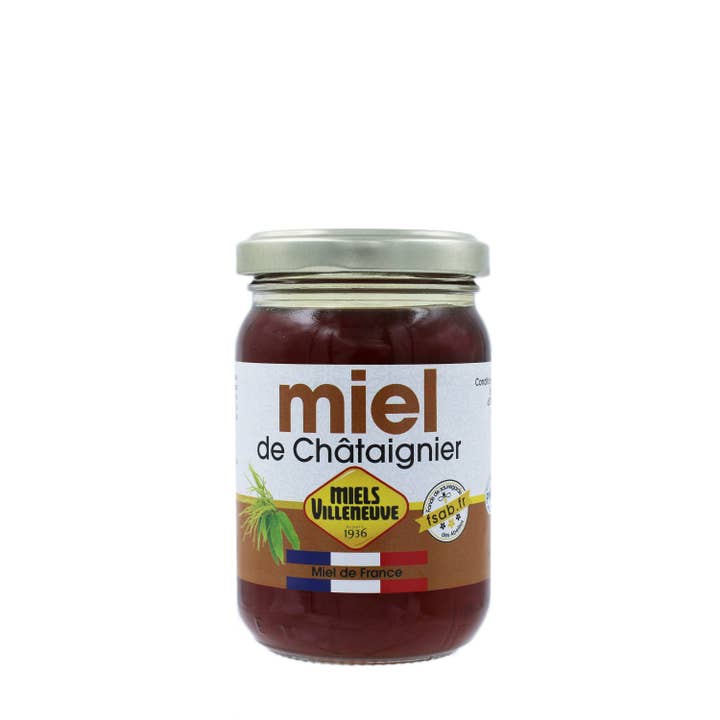 Kastanjehoning uit Frankrijk 250g voor wholesale door MIELS VILLENEUVE