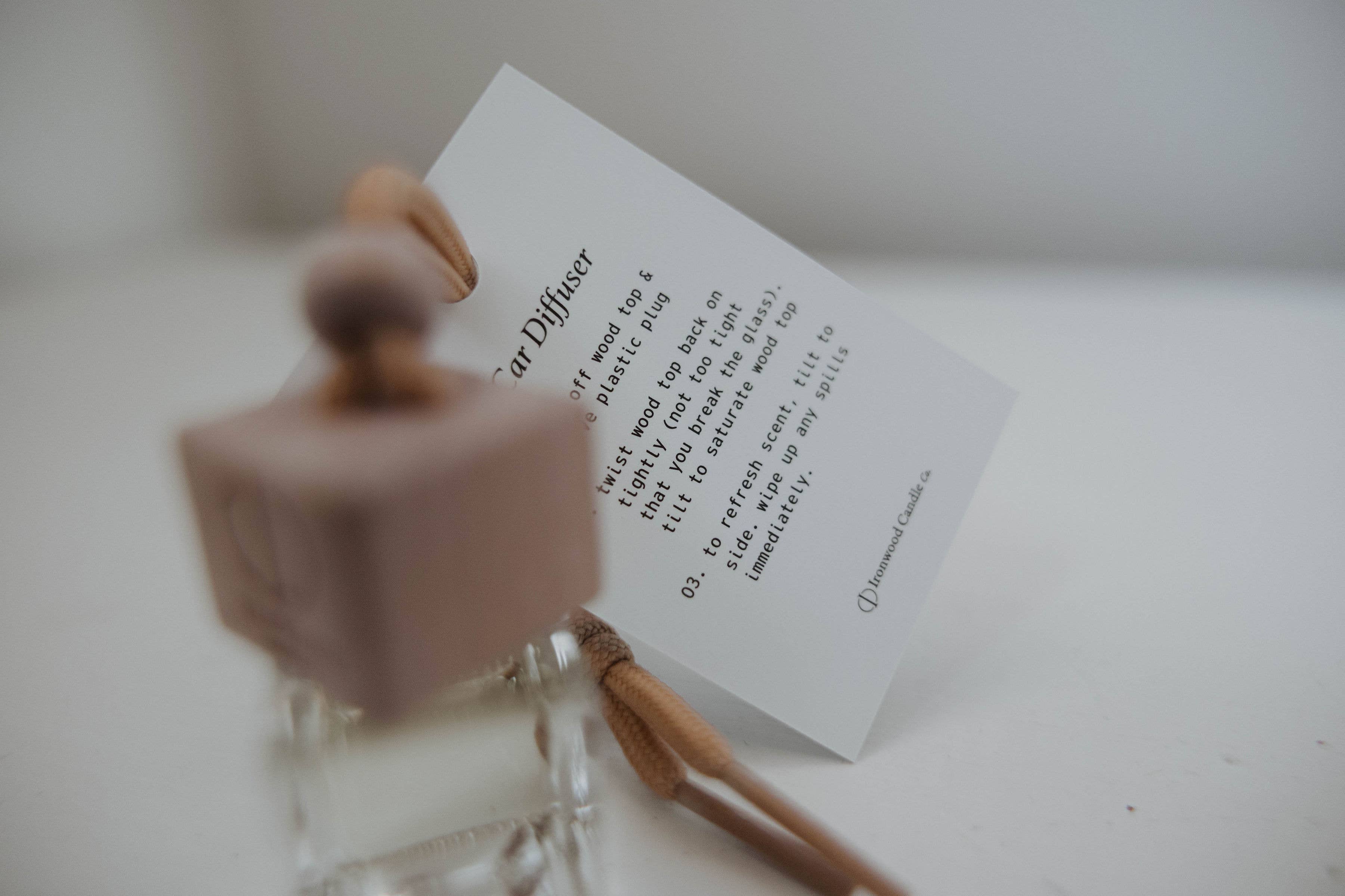 Ironwood Candle Co. - Wholesale Car Freshener - Unisex - CAR DIFFUSER14