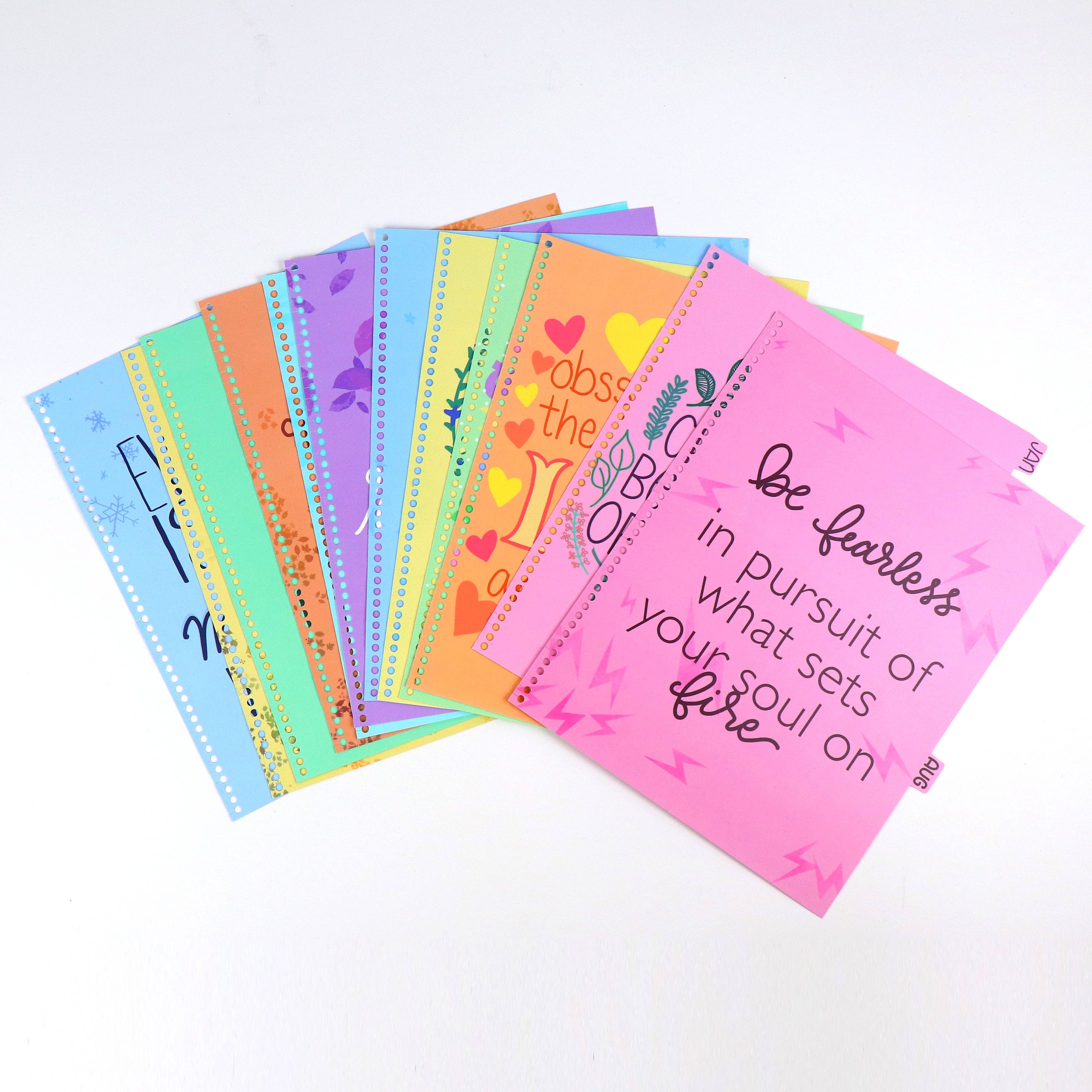 BlomWild – wholesale Journal/diary – Tabbed Dividers - Inspiration1