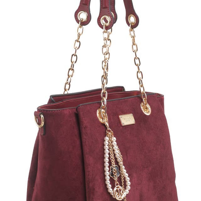 Bessie London - Wholesale Shoulder Bag - Women's - GLAMOUR CHAIN SHOPPER BAG7